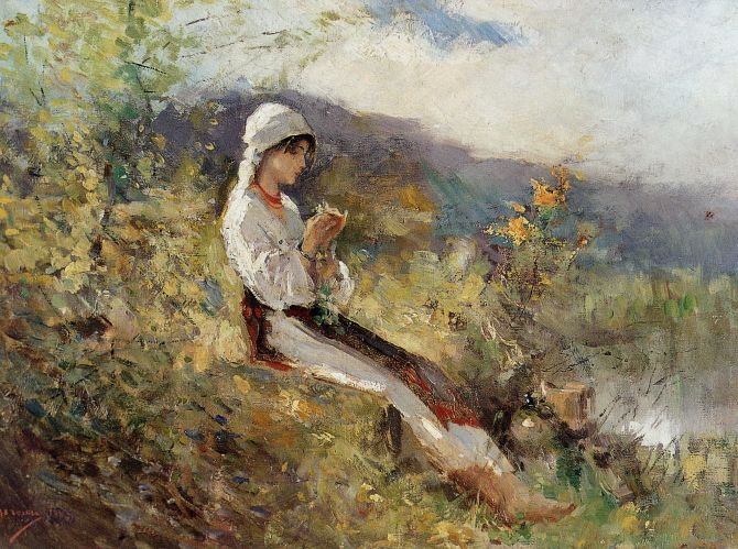 罗马尼亚尼古拉·格里高莱斯库（Nicolae Grigorescu）油画作品欣赏