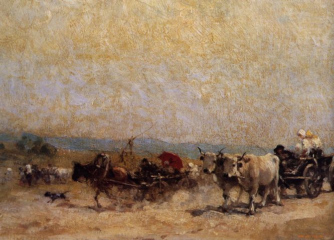 罗马尼亚尼古拉·格里高莱斯库（Nicolae Grigorescu）油画作品欣赏