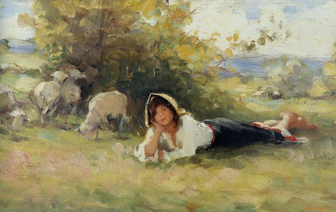 罗马尼亚尼古拉·格里高莱斯库（Nicolae Grigorescu）油画作品欣赏