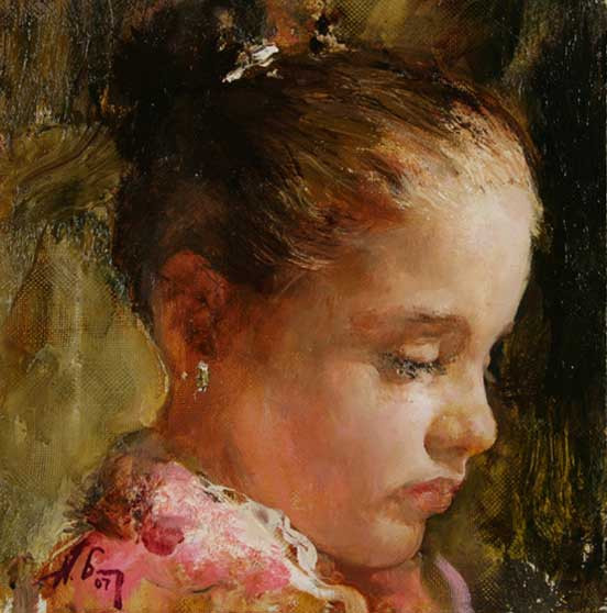 俄罗斯尼古拉·布洛欣（Nikolai Blokhin）油画人物