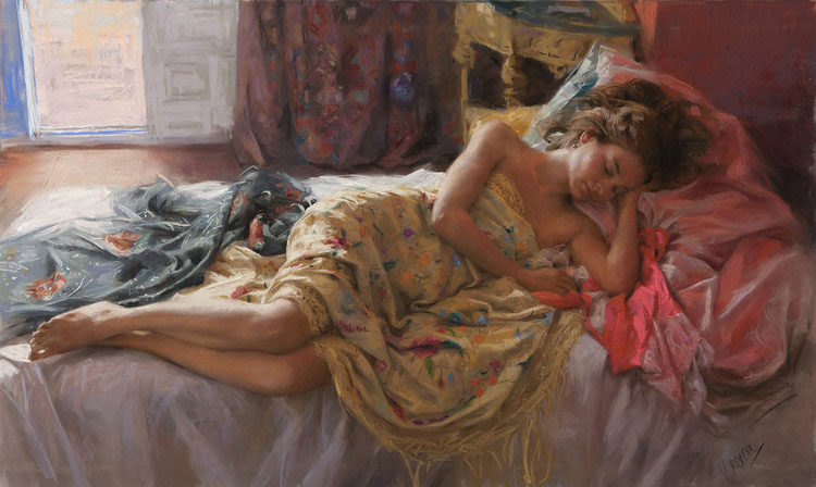 西班牙艺术家Vicente Romero Redondo油画作品欣赏