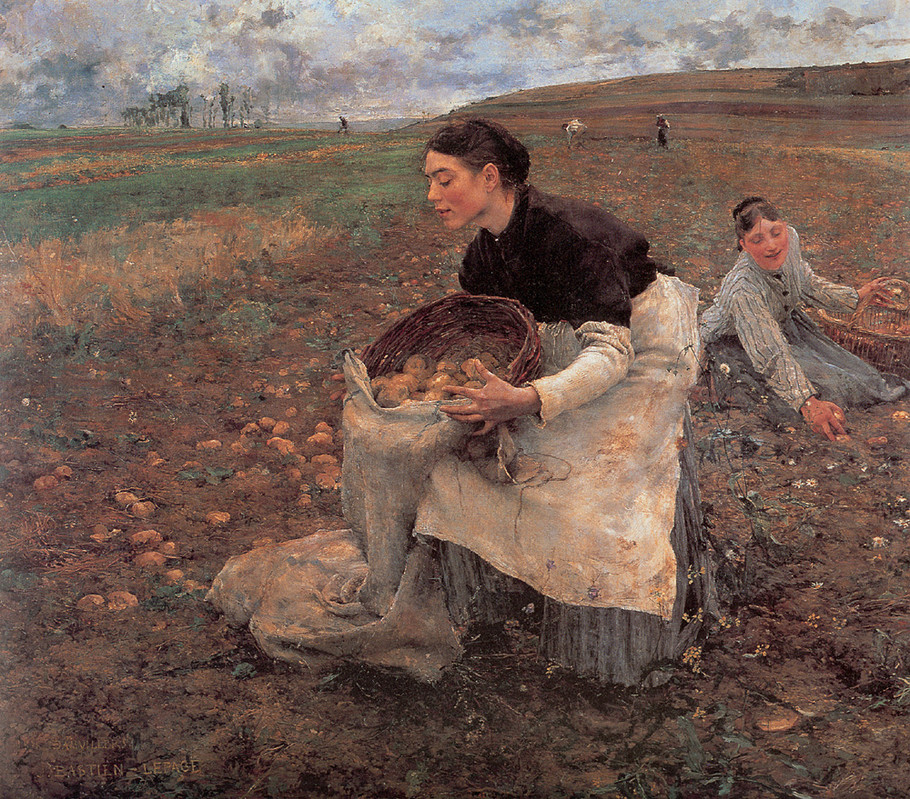 法国乡村风俗画家巴斯蒂昂·勒帕热（Jules Bastien-Lepage）油画作品欣赏