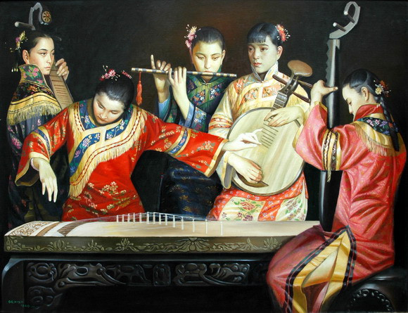 陈承齐油画作品欣赏
