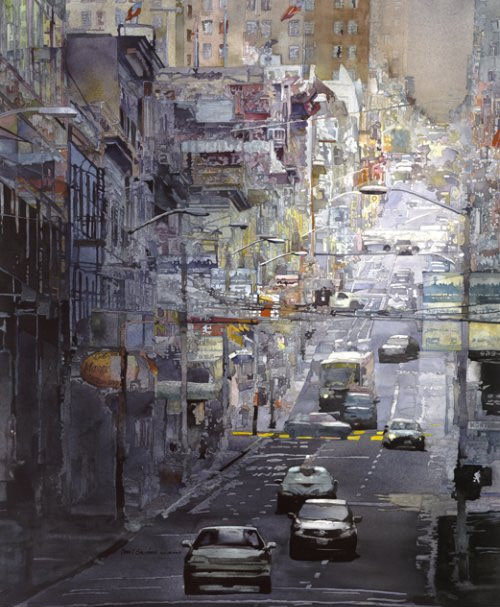 美国John Salminen水彩画