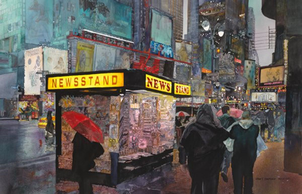 美国John Salminen水彩画