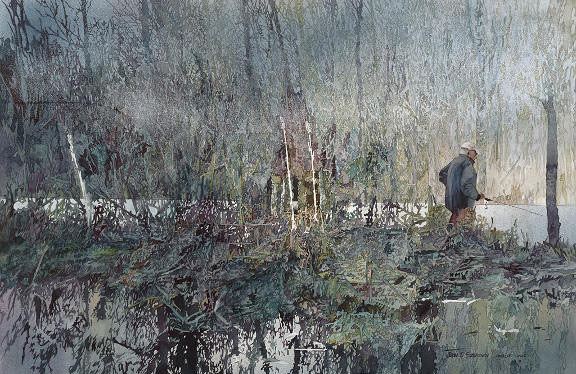 美国John Salminen水彩画
