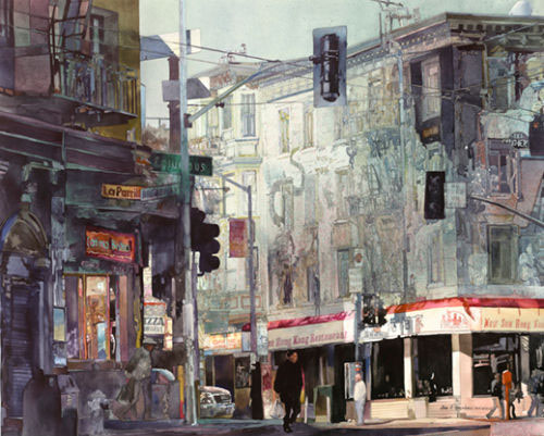 美国John Salminen水彩画