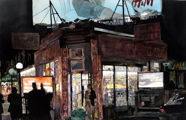 美国John Salminen水彩画