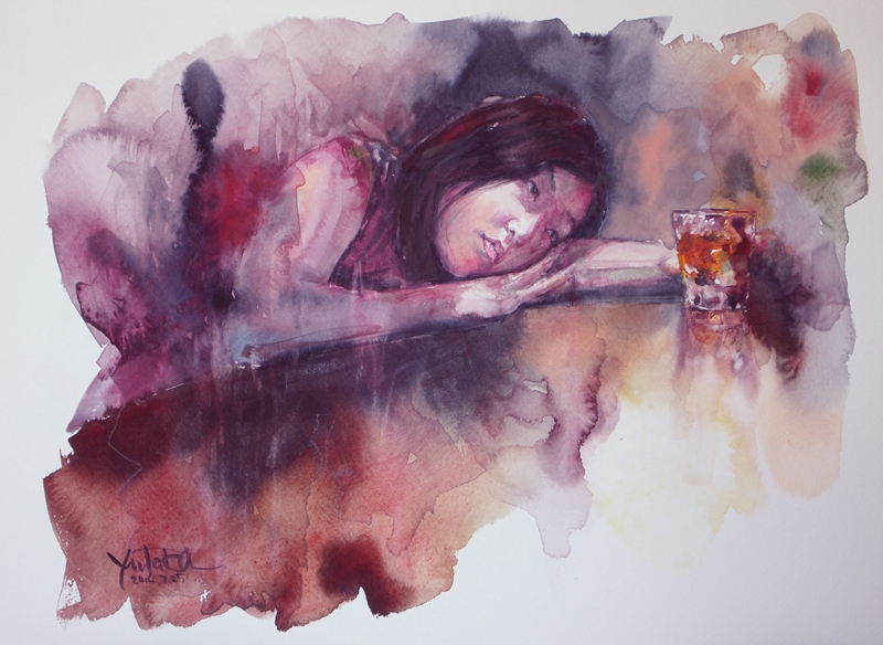 村上豊水彩绘画