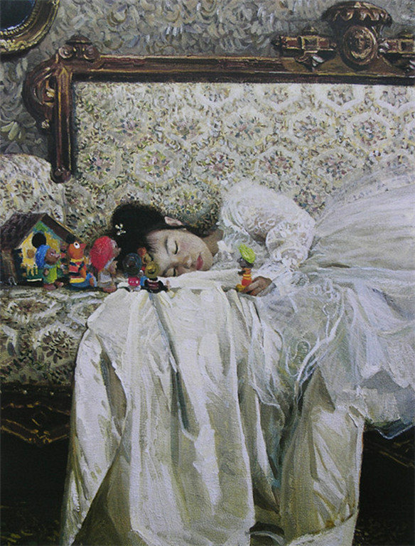 黄中羊油画作品欣赏