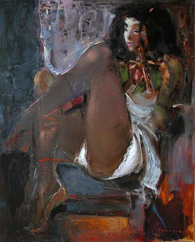乌克兰谢尔盖·瑞斯里什柯（Сергей Резниченко）女性人物油画作品欣赏