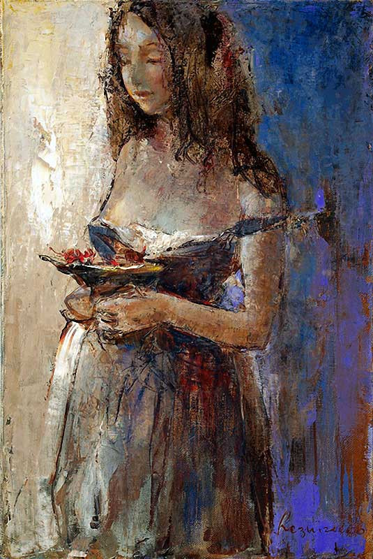 乌克兰谢尔盖·瑞斯里什柯（Сергей Резниченко）女性人物油画作品欣赏