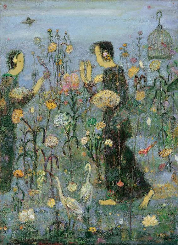 贾鹃丽油画作品欣赏
