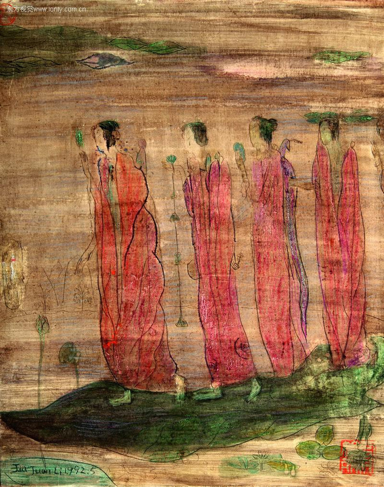 贾鹃丽油画作品欣赏