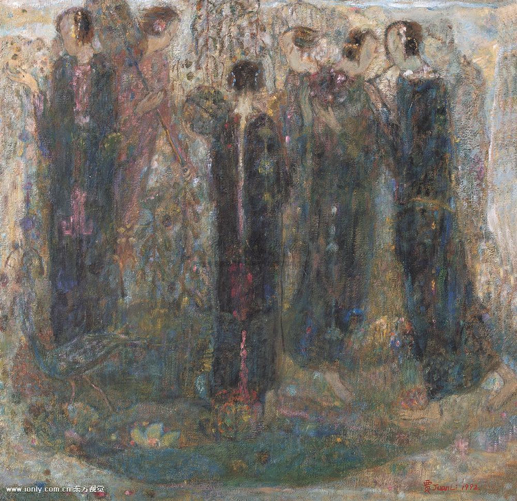 贾鹃丽油画作品欣赏