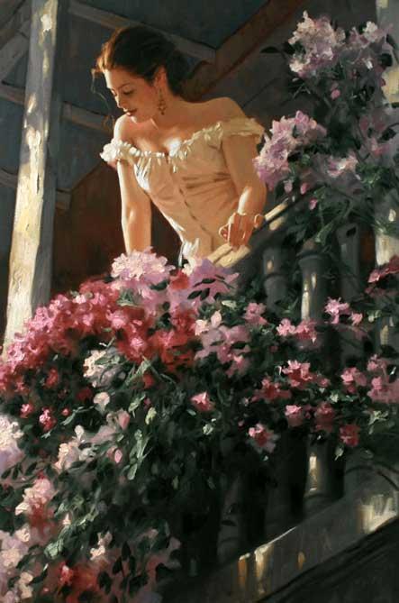 美国李察·约翰逊（Richard S Johnson）女性人物绘画