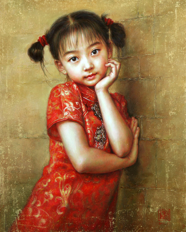 徐小稀油画人物作品
