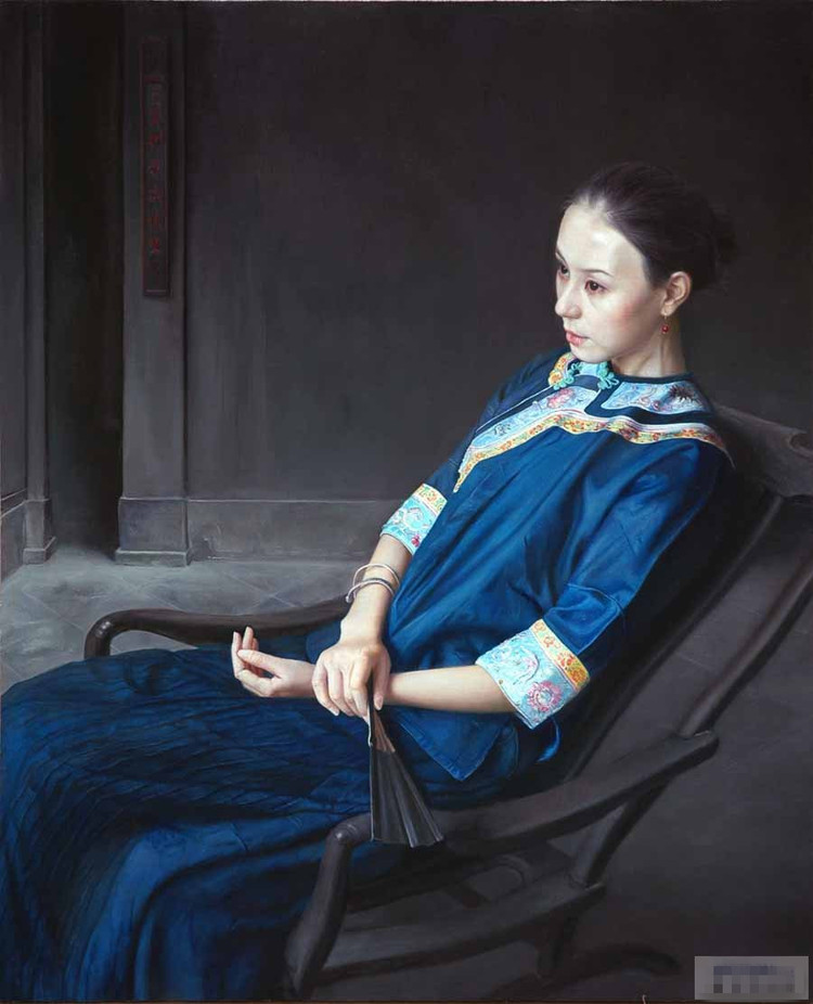 王驰油画人物作品