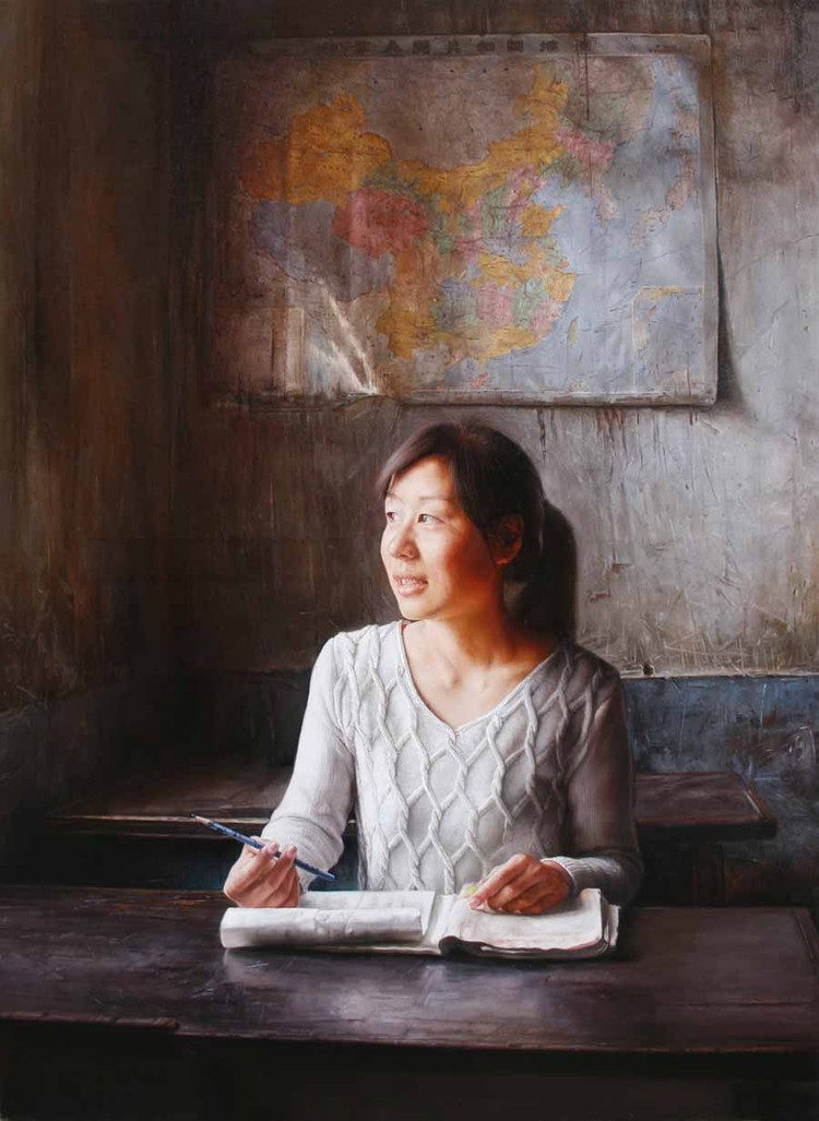 王驰油画人物作品