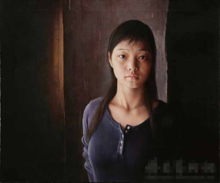 王驰油画人物作品