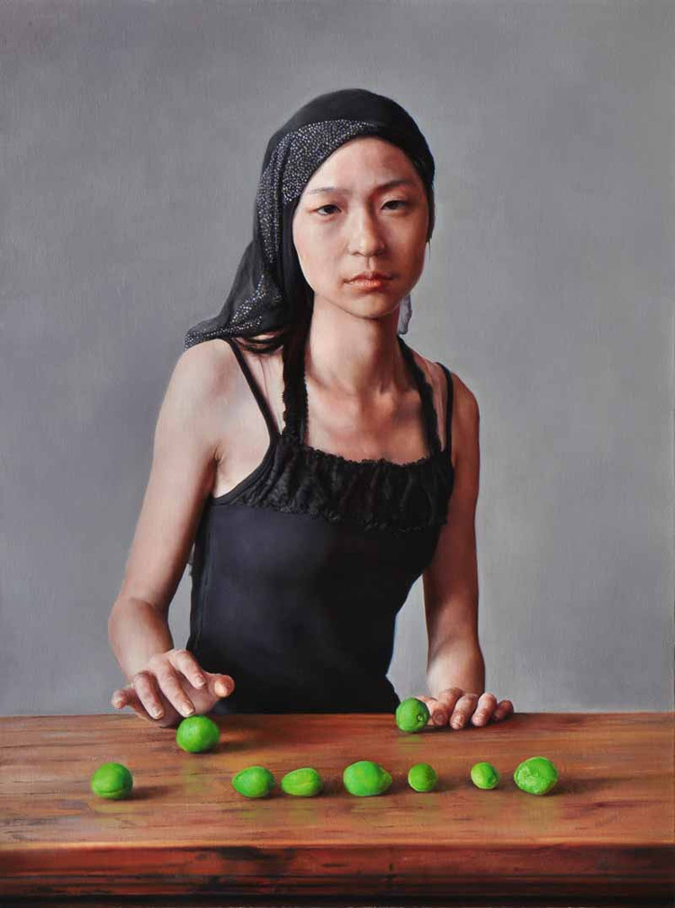 王驰油画人物作品