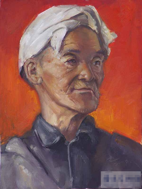 王驰油画人物作品