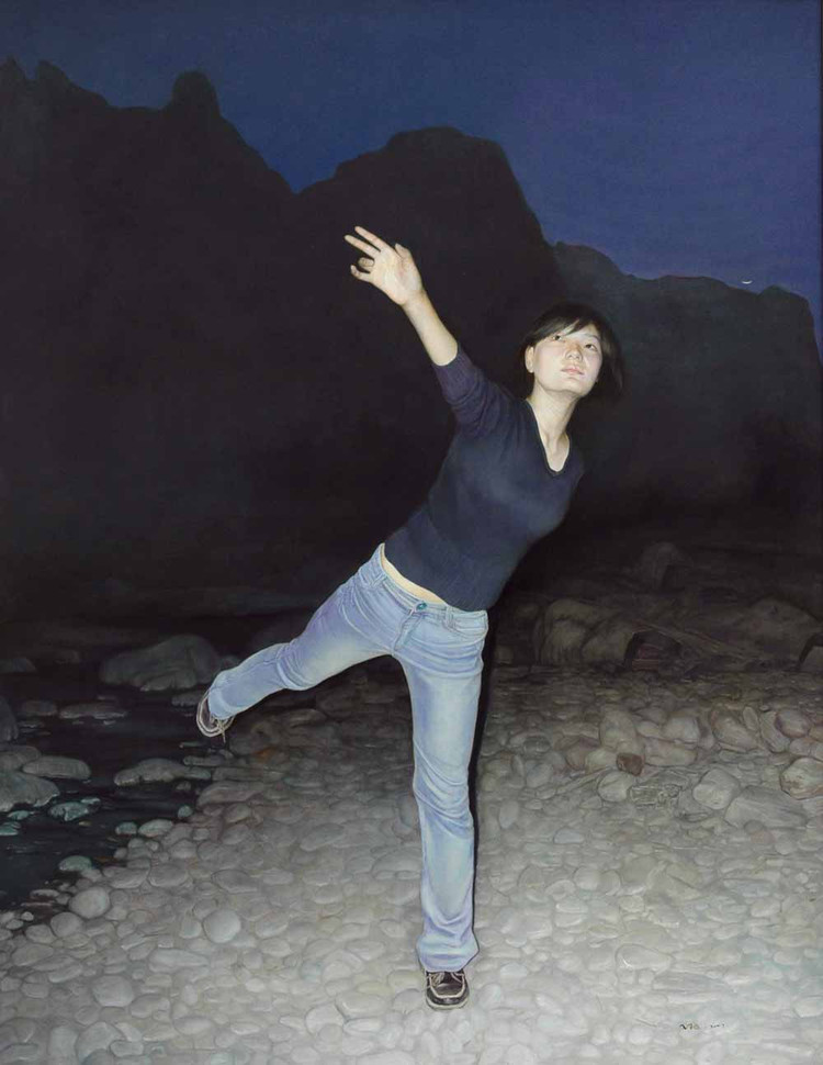 王驰油画人物作品