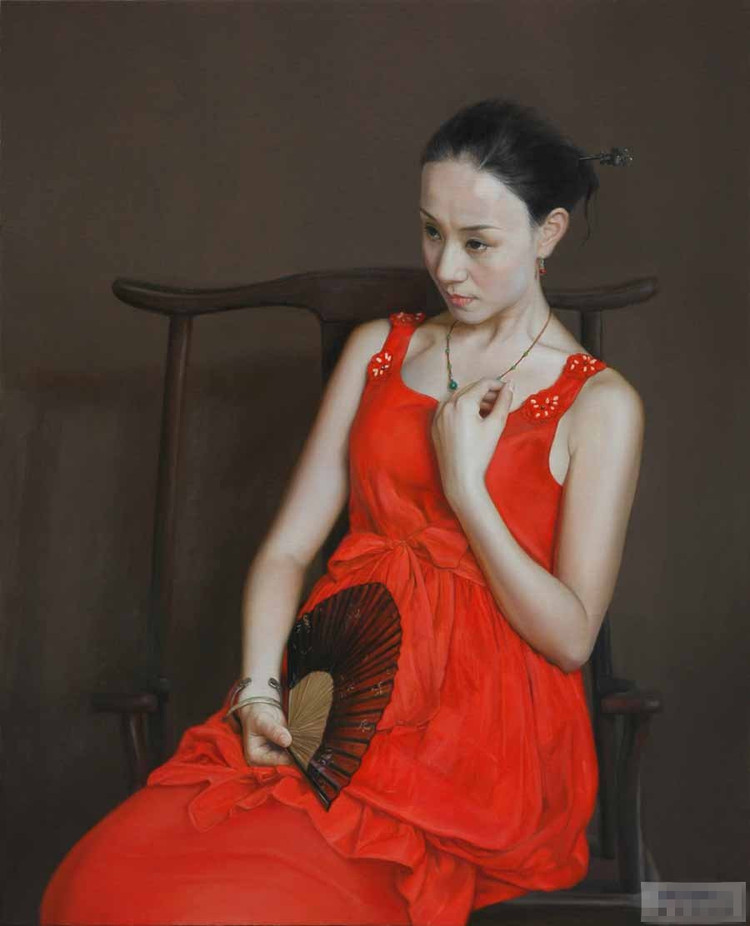 王驰油画人物作品