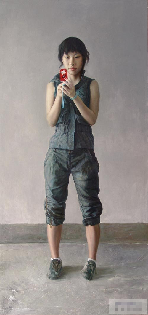 王驰油画人物作品