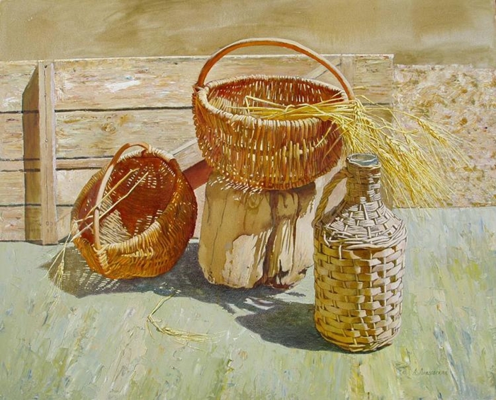 乌克兰Anna Landovskaya静物油画作品欣赏