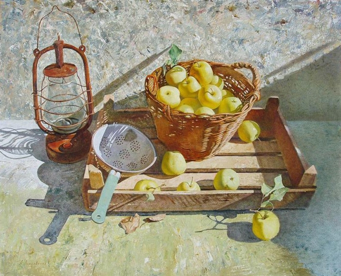 乌克兰Anna Landovskaya静物油画作品欣赏