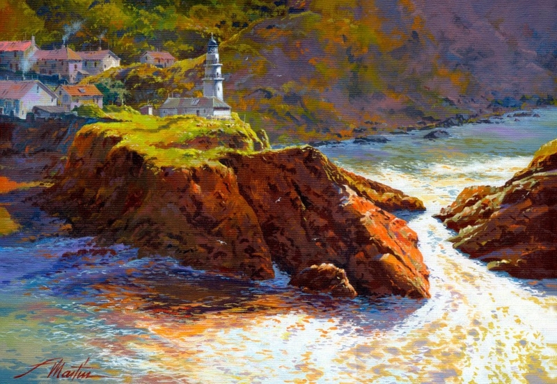 西班牙Faustino Martin Gonzalez油画风景