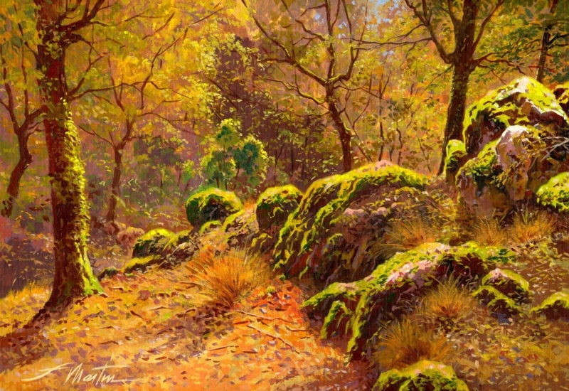 西班牙Faustino Martin Gonzalez油画风景