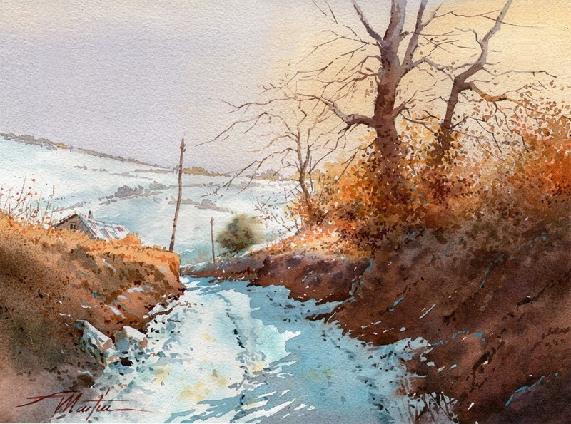 西班牙Faustino Martin Gonzalez油画风景