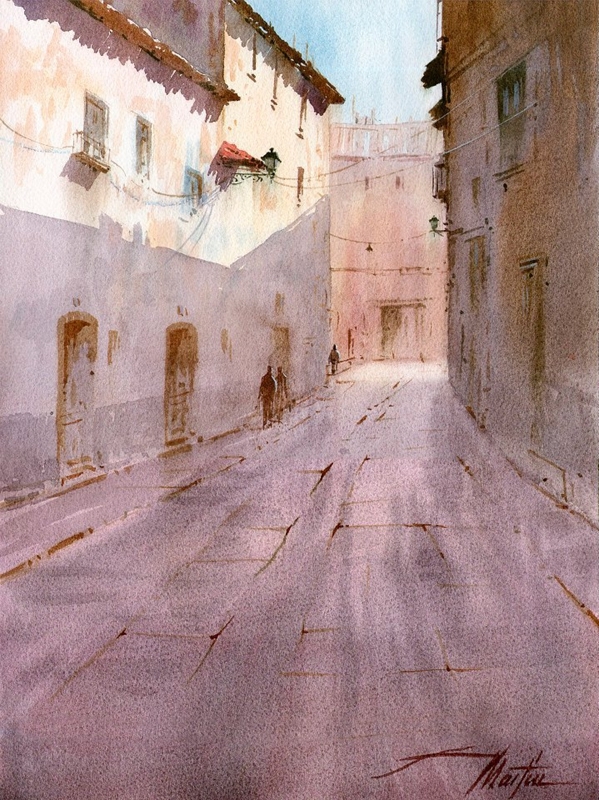 西班牙Faustino Martin Gonzalez油画风景