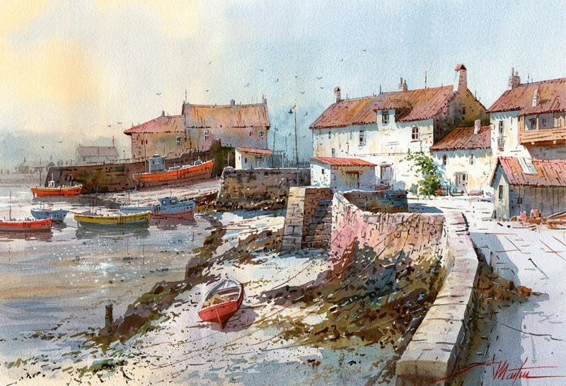 西班牙Faustino Martin Gonzalez油画风景