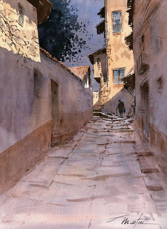 西班牙Faustino Martin Gonzalez油画风景