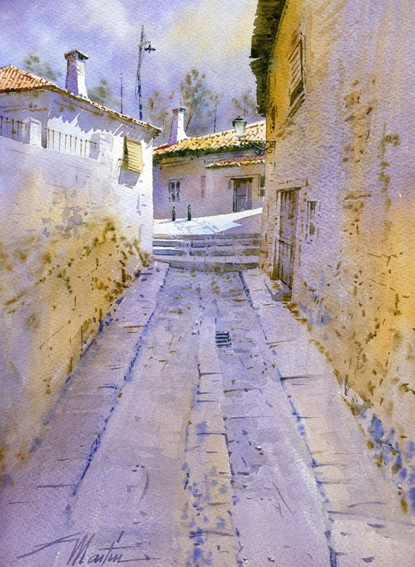 西班牙Faustino Martin Gonzalez油画风景