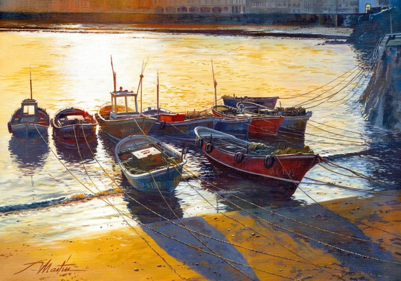 西班牙Faustino Martin Gonzalez油画风景