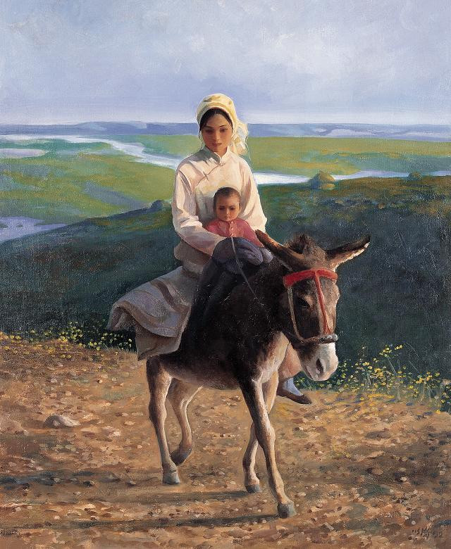 毛以岗油画作品欣赏