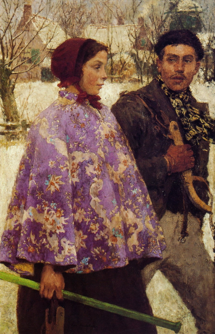 美国加瑞·梅切斯（Gari Melchers）油画作品欣赏