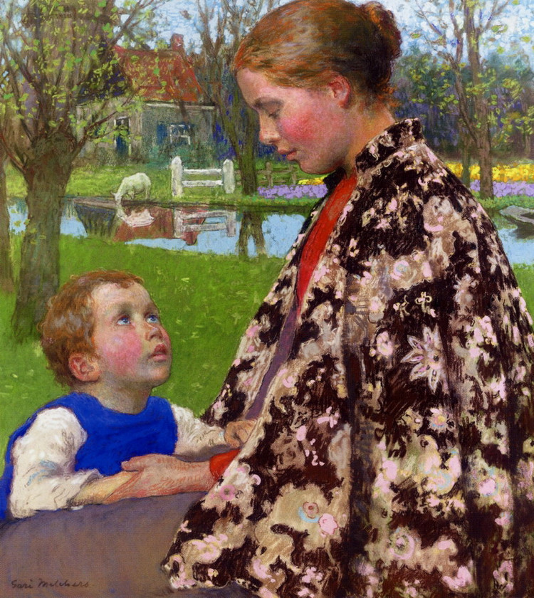 美国加瑞·梅切斯（Gari Melchers）油画作品欣赏