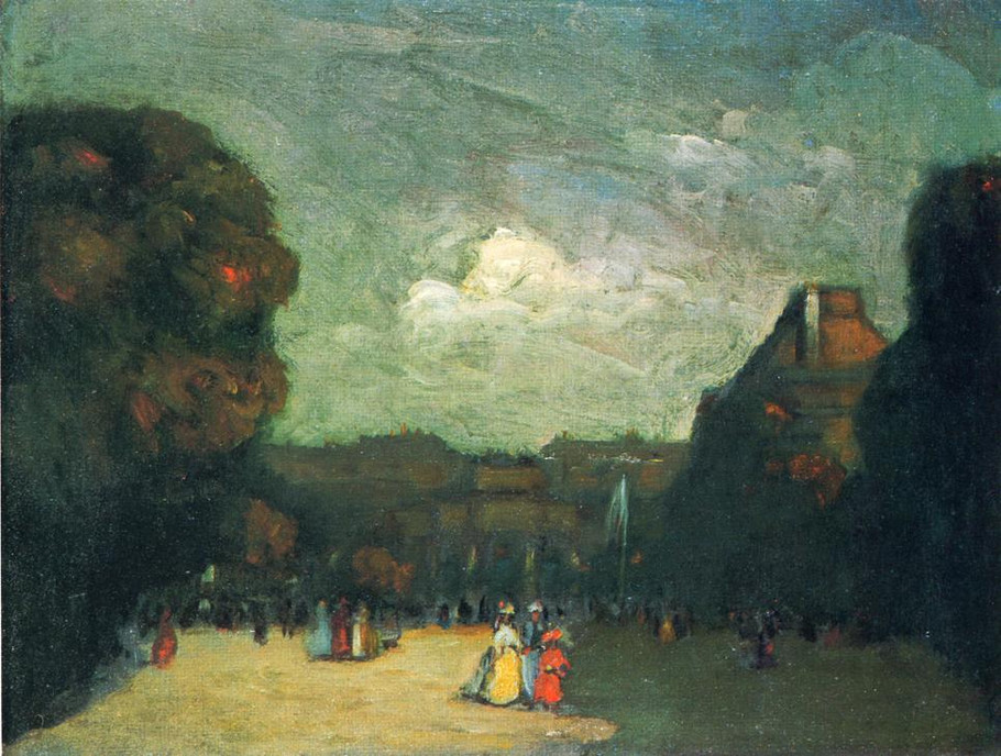 美国画家罗伯特·亨利（Robert Henri）油画作品欣赏