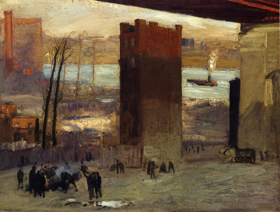 美国画家罗伯特·亨利（Robert Henri）油画作品欣赏