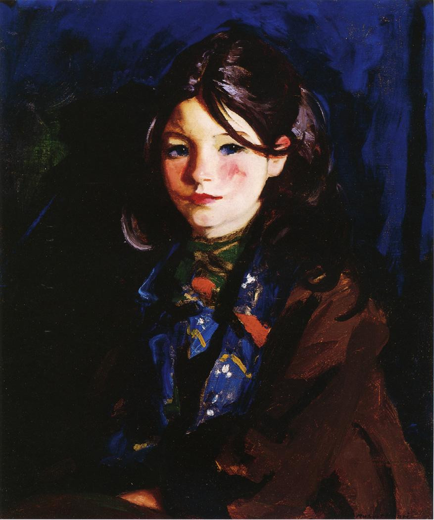 美国画家罗伯特·亨利（Robert Henri）油画作品欣赏