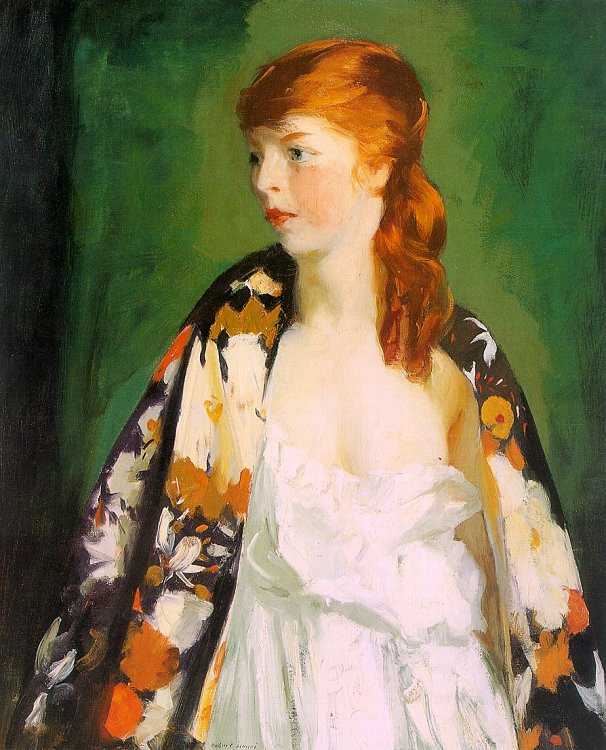 美国画家罗伯特·亨利（Robert Henri）油画作品欣赏