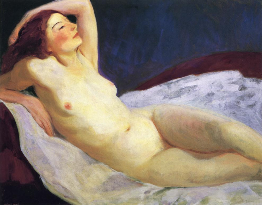 美国画家罗伯特·亨利（Robert Henri）油画作品欣赏