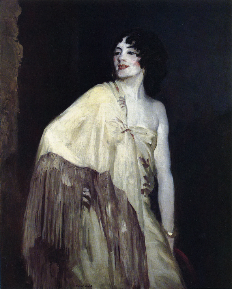 美国画家罗伯特·亨利（Robert Henri）油画作品欣赏