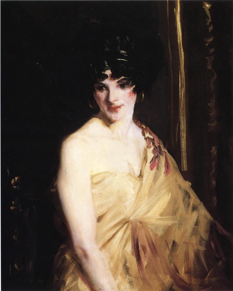 美国画家罗伯特·亨利（Robert Henri）油画作品欣赏