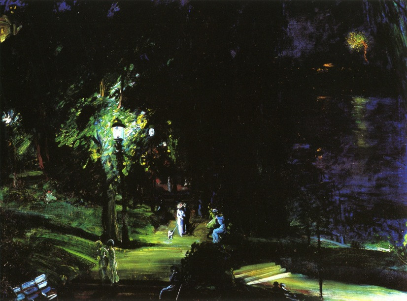 美国画家罗伯特·亨利（Robert Henri）油画作品欣赏